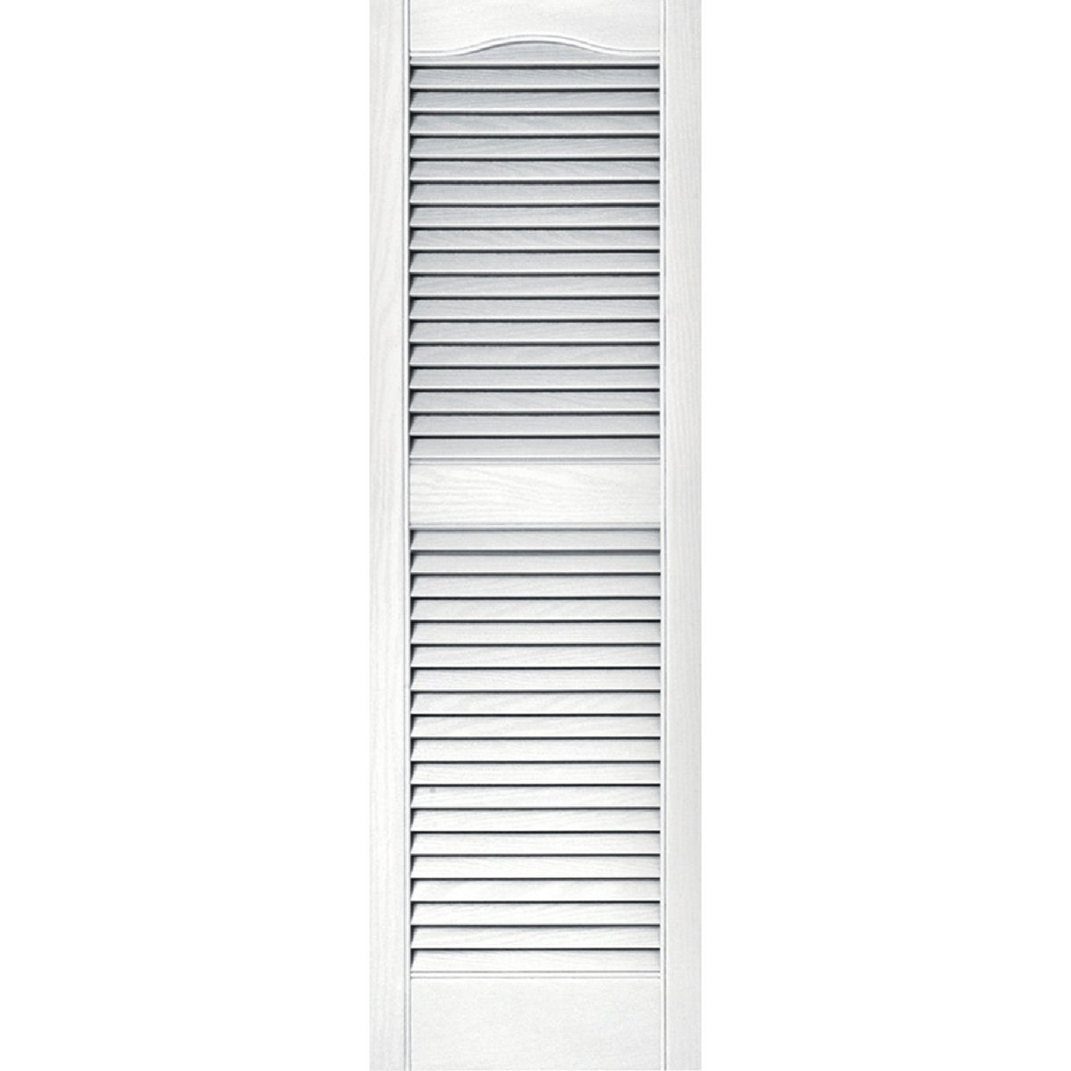 Builders Edge Vinyl Open Louvered Shutter