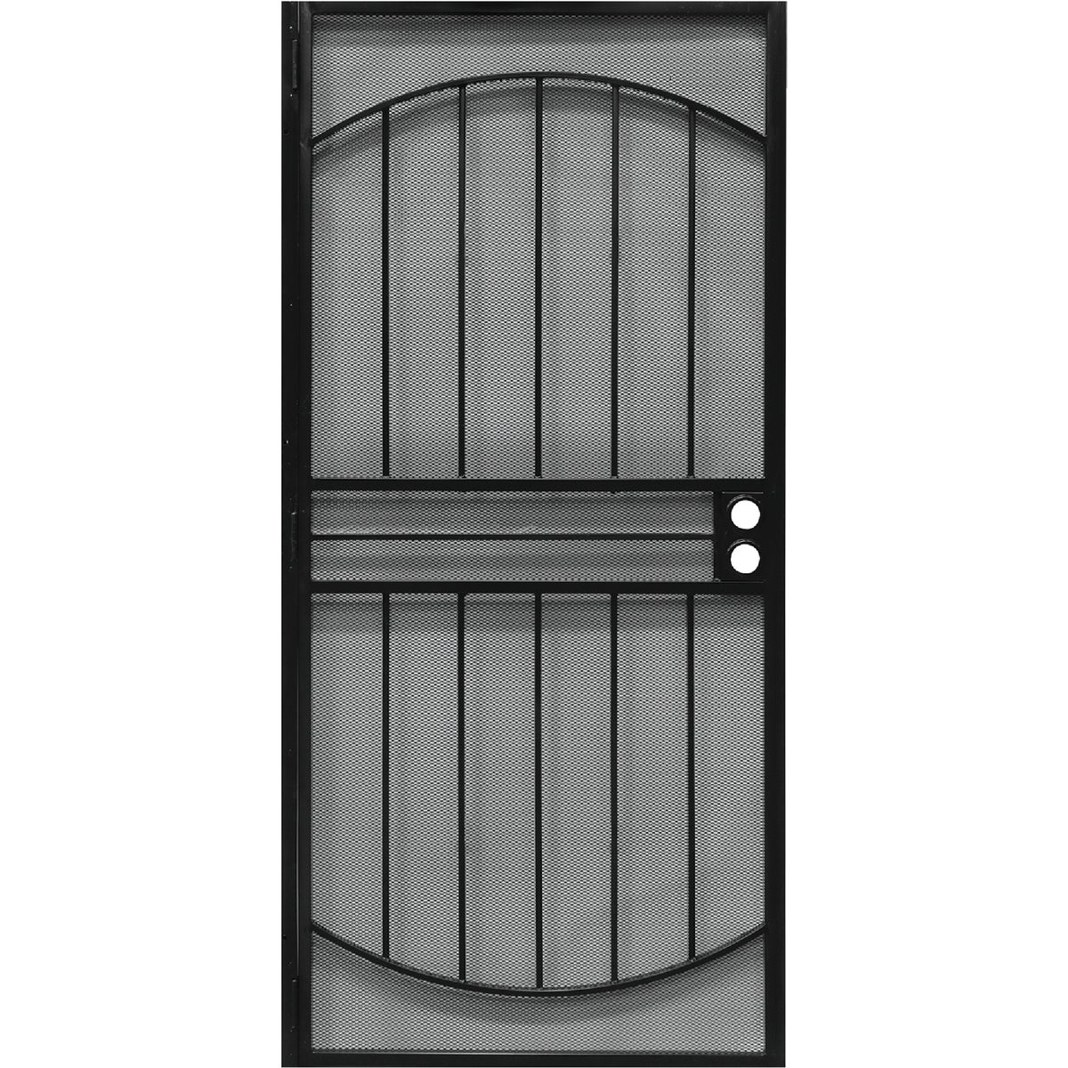 Precision Monterrey 36 In. W x 80 In. H Black Steel Security Door