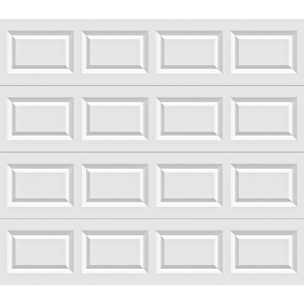Holmes Bronze Series 9 Ft. W x 7 Ft. H White Steel Garage Door w/EZ-Set Torsion Spring