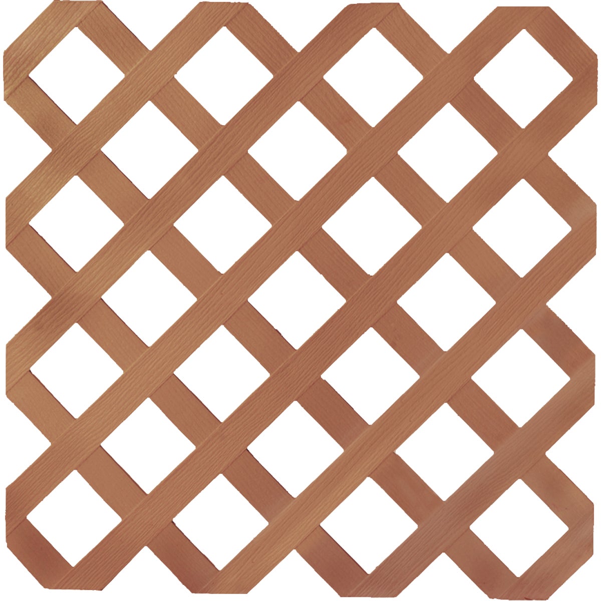 Deckorators 4 Ft. W x 8 Ft. L x 1/8 In. Thick Redwood Vinyl Lattice Panel