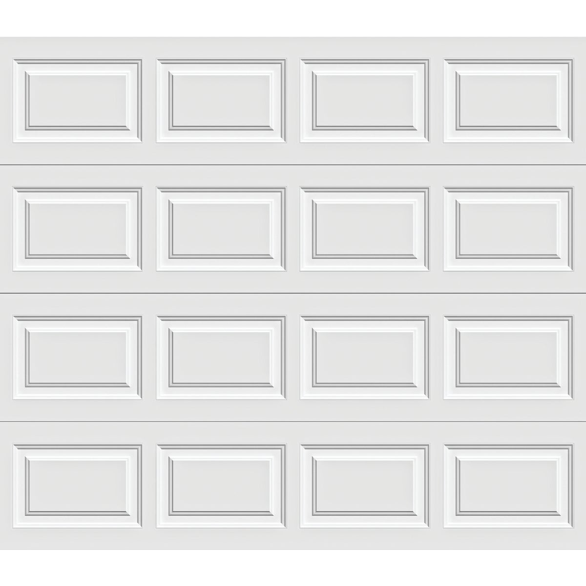 Holmes Gold Series 9 Ft. W x 7 Ft. H White Insulated Steel Garage Door w/EZ-Set Torsion Spring