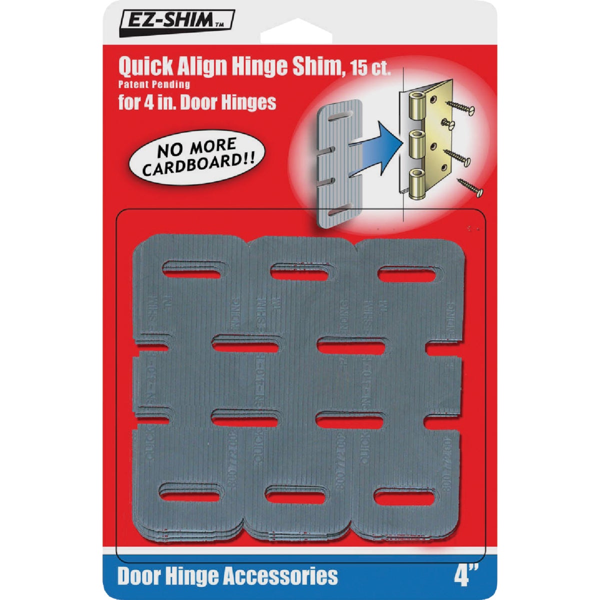 EZ Shim 4 In. Plastic Hinge Shim