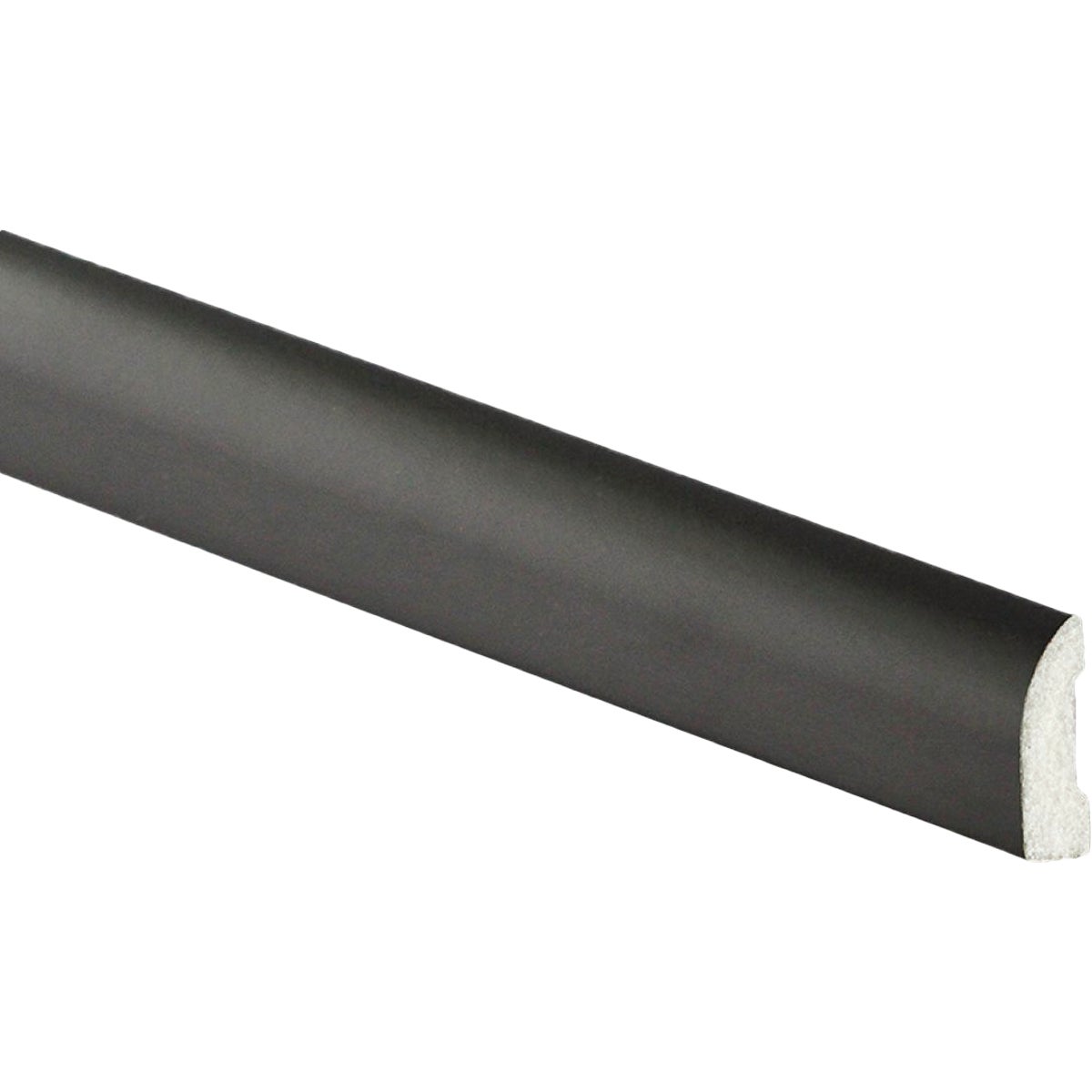 Inteplast Building Products 1-1/4 In. W. x 3/8 In. H x 7 Ft. L. Black Polystyrene Stop Moulding