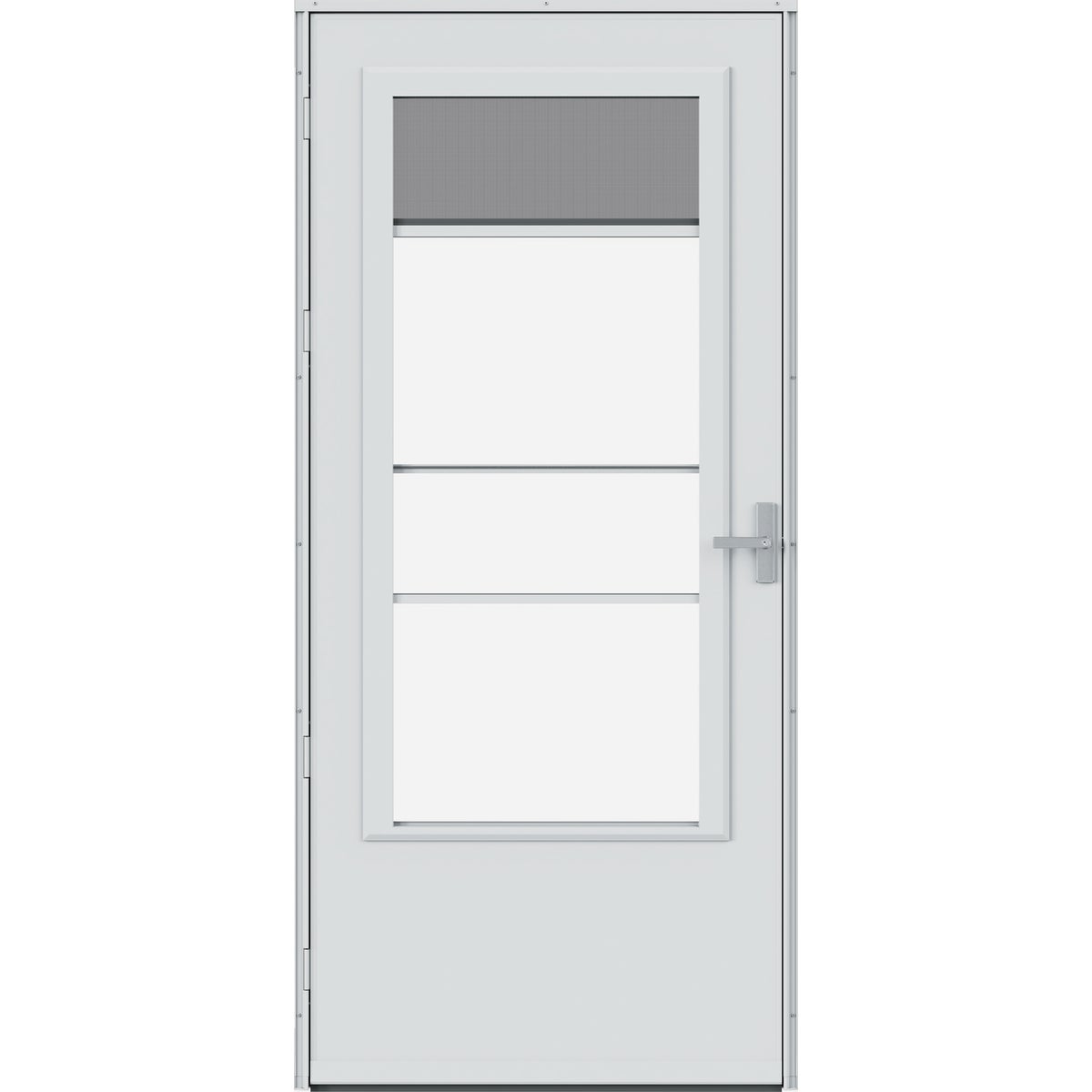 Larson Screenaway Lifestyle 2.0 32 In. White Midview Storm Door