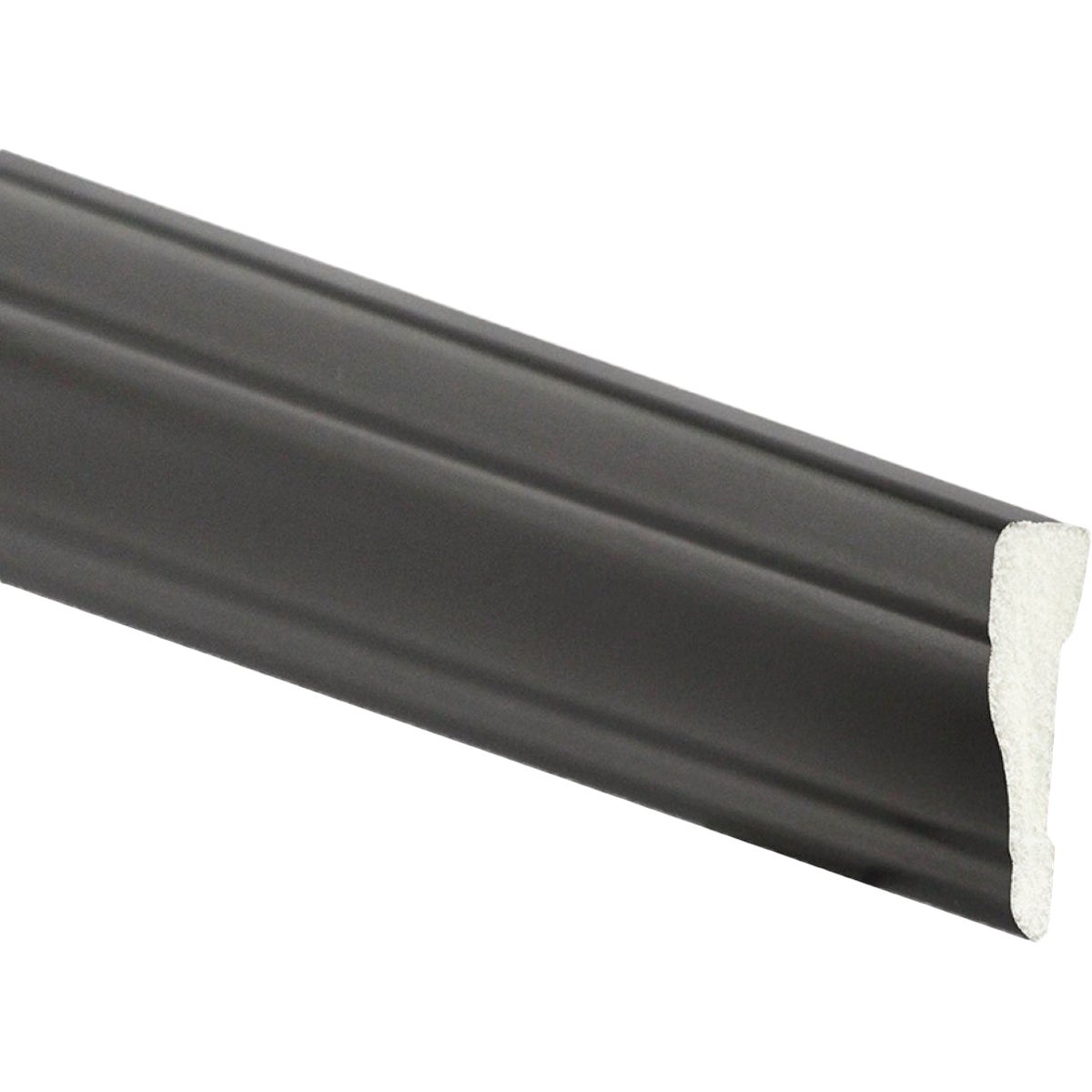 Inteplast Building Products 2-1/8 In. W. x 9/16 In. H. x 7 Ft. L. Black Polystyrene Casing Moulding