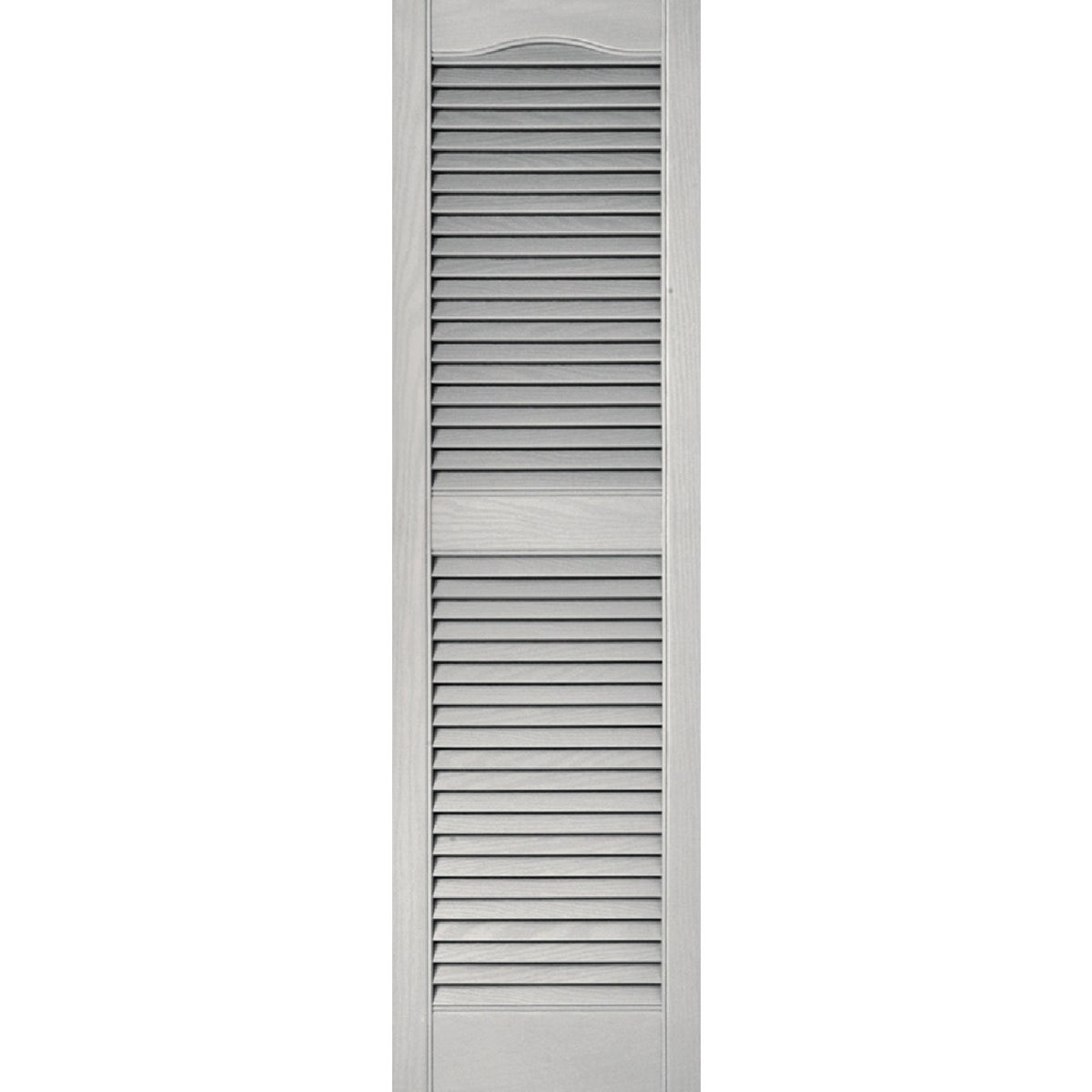 Builders Edge Paintable Vinyl Open Louvered Shutter