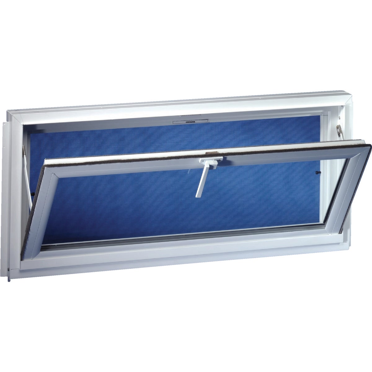 Duo-Corp. Competitor 31.875 In. W. x 15.5 In. H. White Vinyl Hopper Basement Window