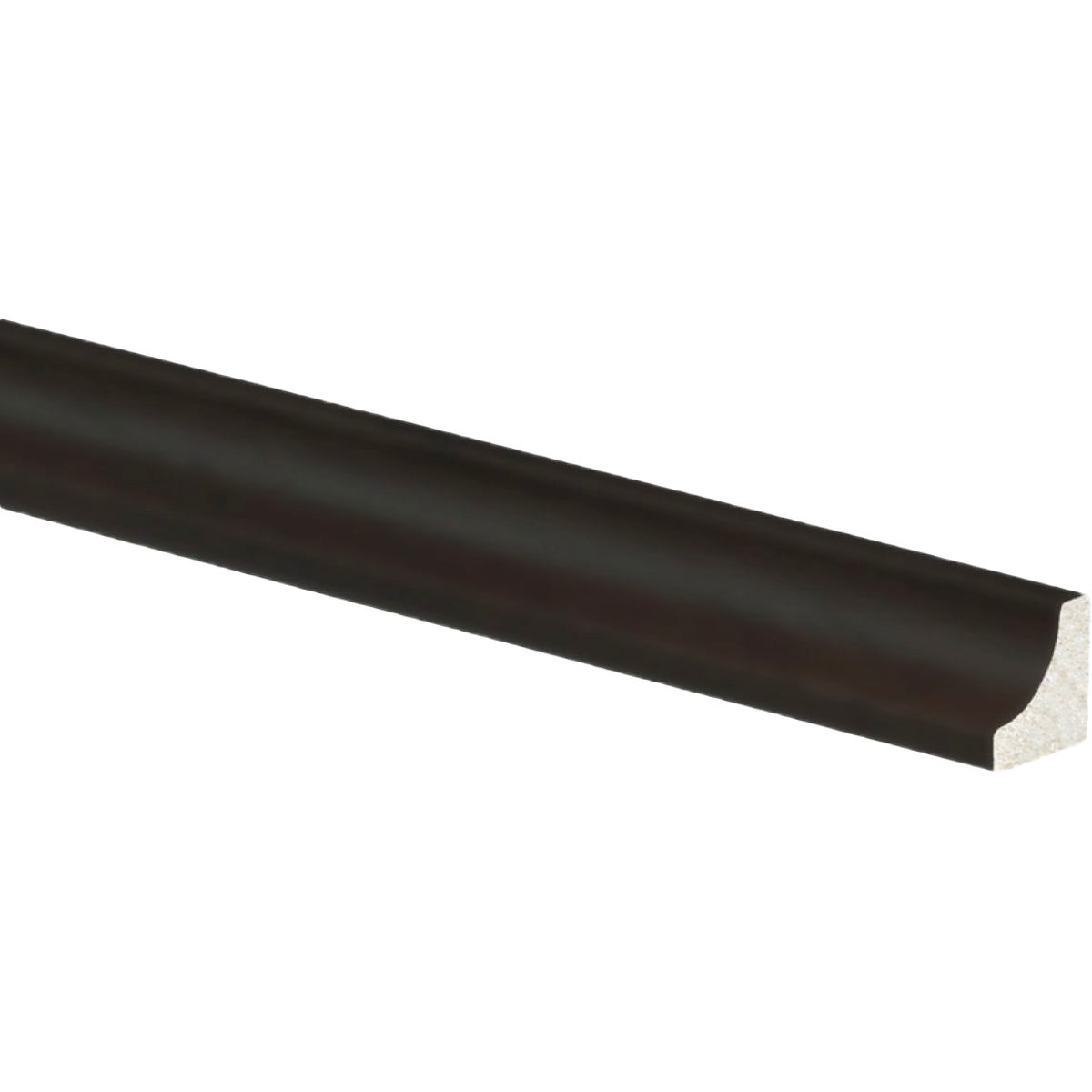 Inteplast Building Products 11/16 In. W. x 11/16 In. H x 8 Ft. L. Black Polystyrene Cove Moulding