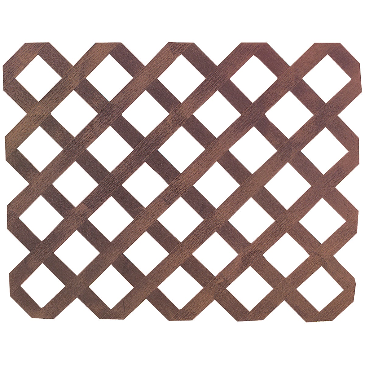 Real Wood Products 4 Ft. W. x 8 Ft. L. x 3/4 In. Thick Natural Cedar Privacy Lattice Panel