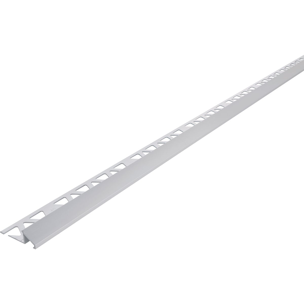 M-D Building Products 3/8 In. x 8 Ft. Satin Clear Anodized Tile Edging Reducer