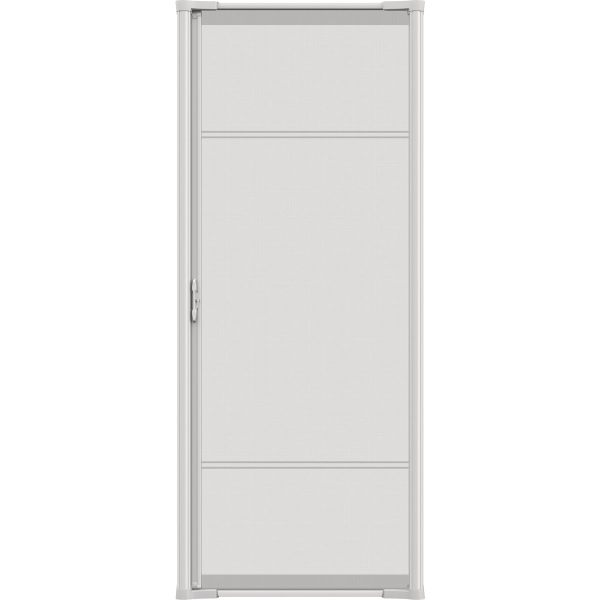 Larson Brisa 32 In. to  36 In. W x 80 In. to 81 In. H Single Door White Retractable Screen