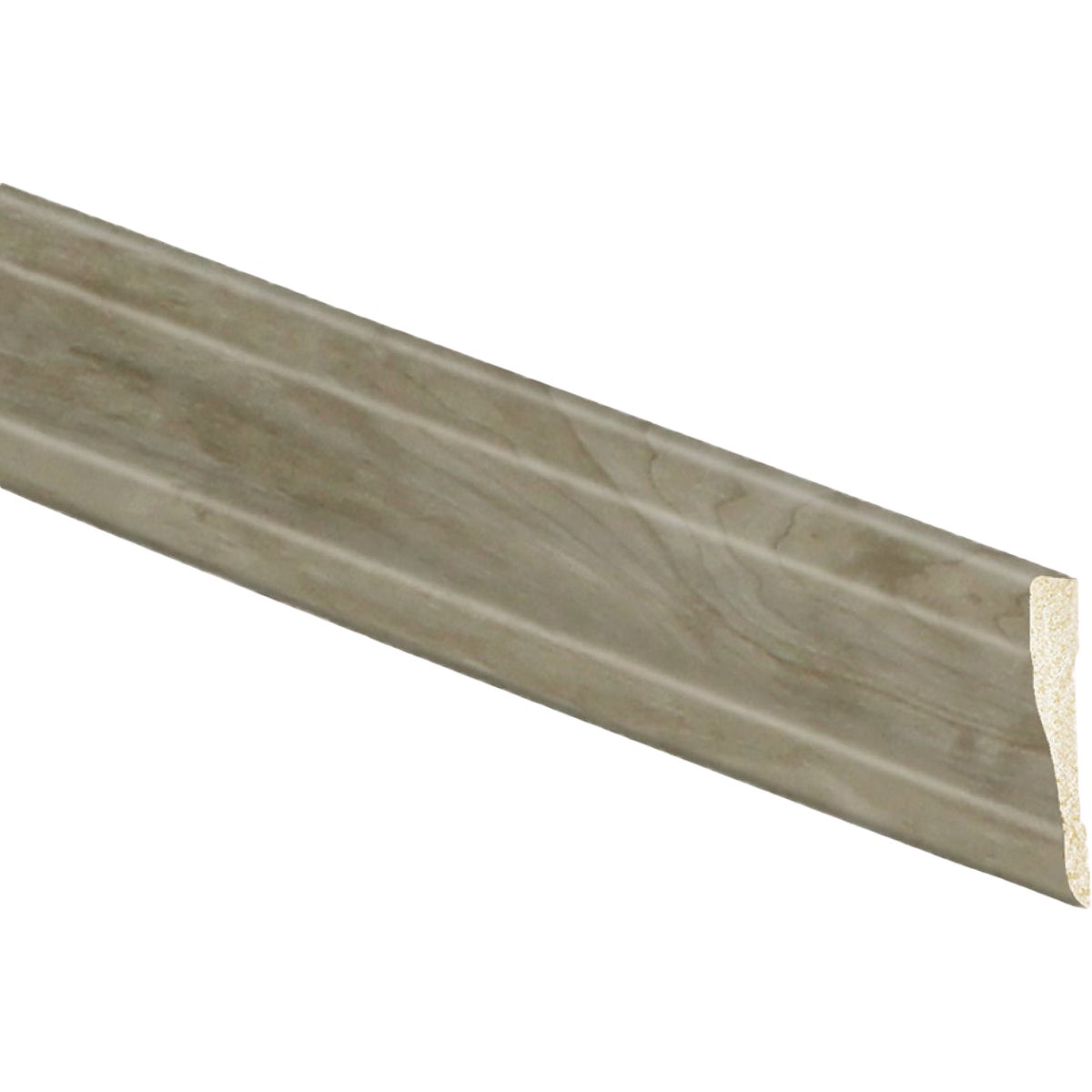 Inteplast Building Products 2-3/8 In. W. x 5/16 In. H. x  7 Ft. L. River Grey Polystyrene Casing Moulding