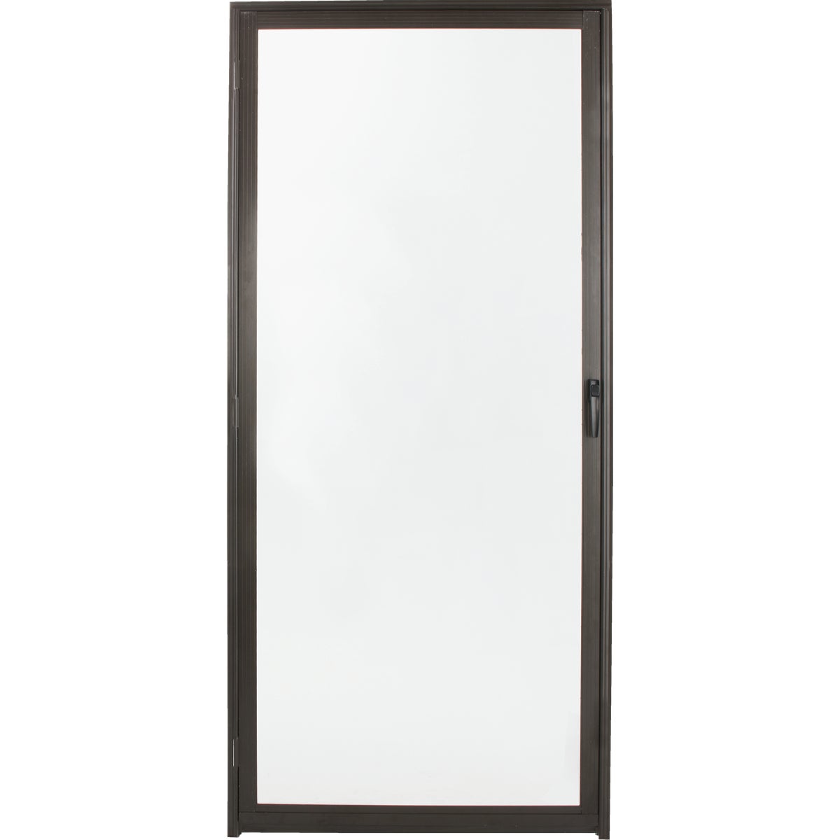 Croft Imperial Style 36 In. W x 80 In. H x 1 In. Thick Bronze Full View Aluminum Storm Door