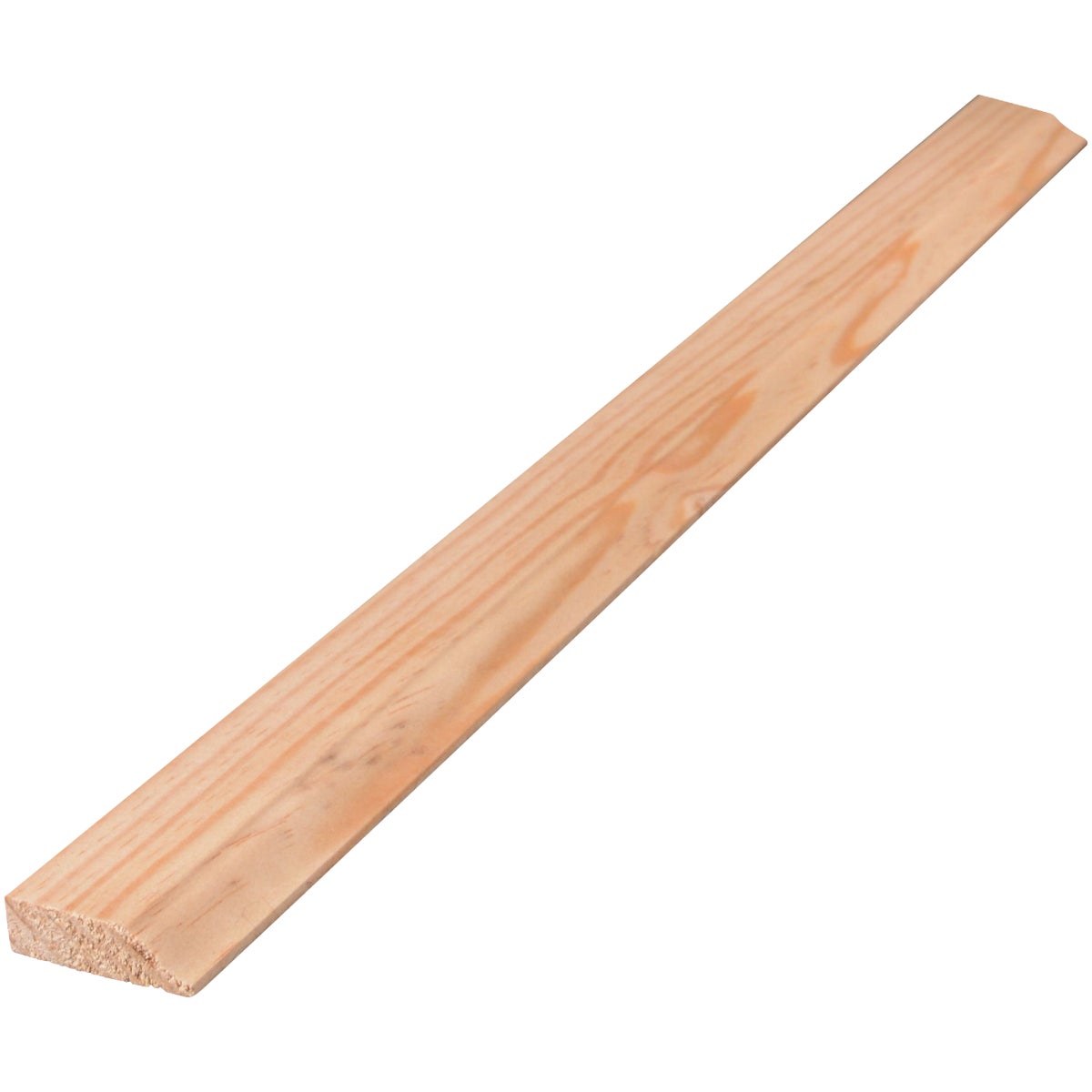 Alexandria Moulding 7/16 In. W. x 1-3/8 In. H. x 7 Ft. L. Solid Pine Colonial Stop Molding
