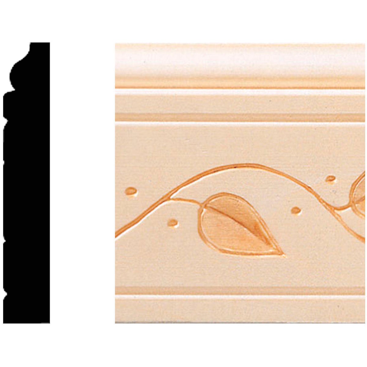 House of Fara Decorative Vine Base Molding