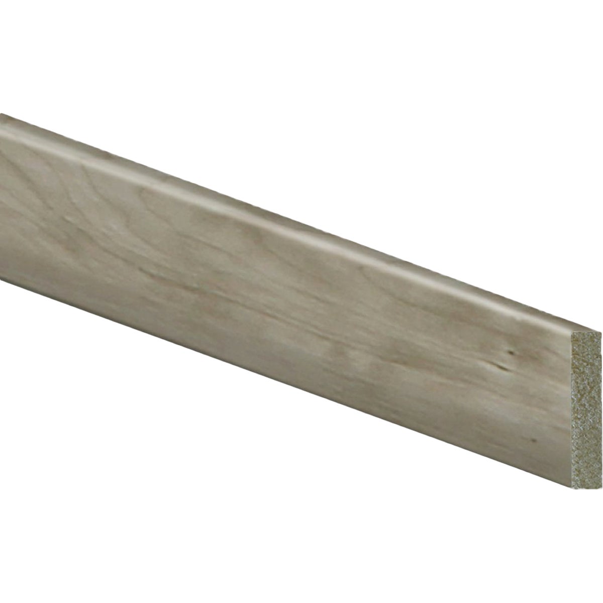 Inteplast Building Products 2-1/2 In. x 1/2 In. H. x 8 Ft. L. River Grey Polystyrene Craftsman Base Moulding