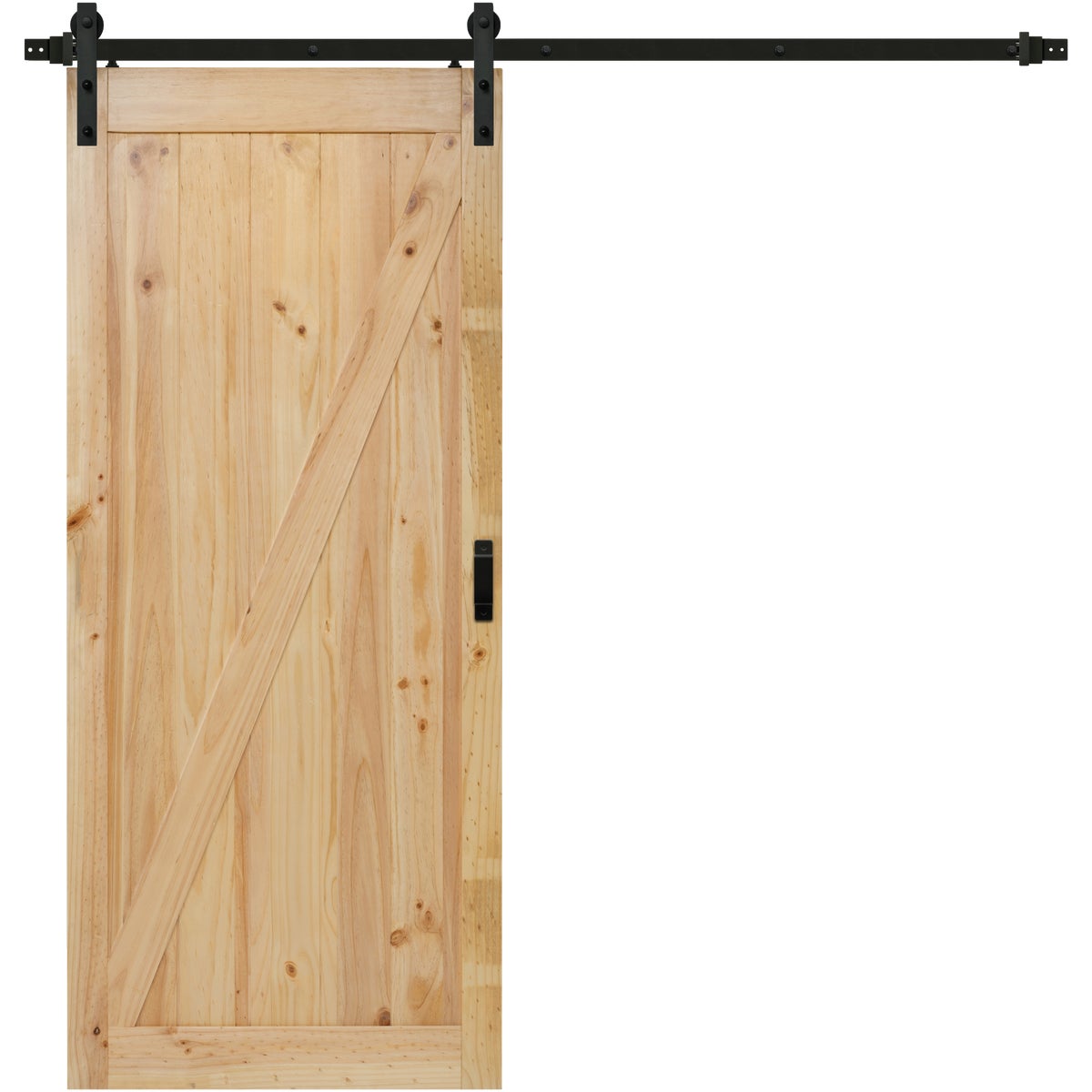 Renin Salinas 36 In. W x 84 In. H Easy-Build Z-Style Unfinished Wood Plank Barn Door