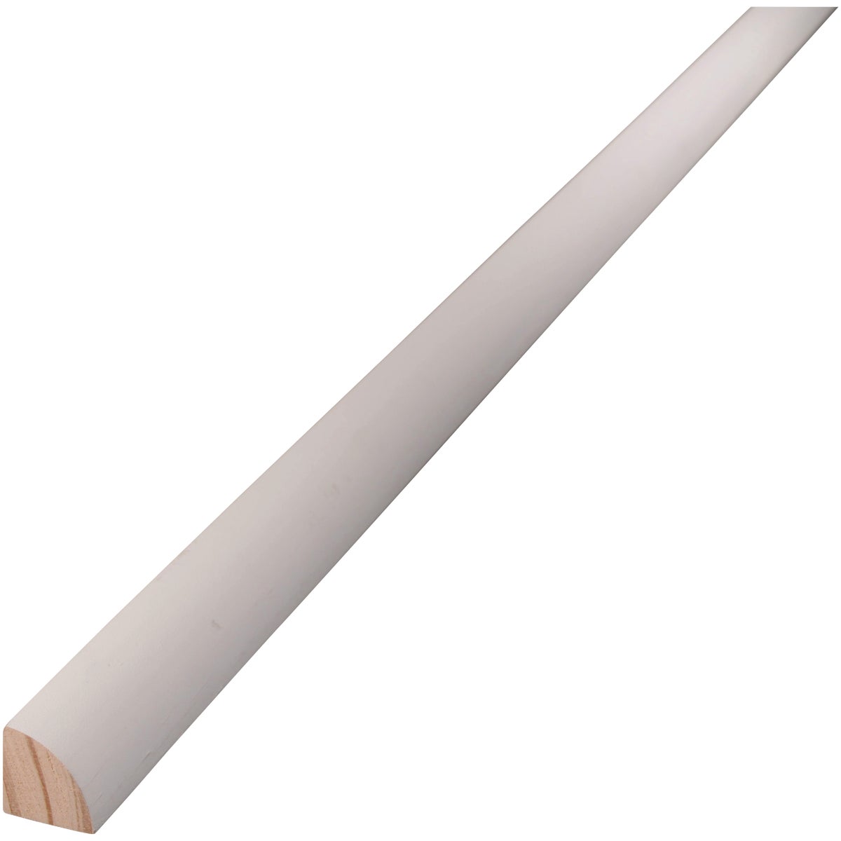 Alexandria Moulding 3/4 In. W. x 3/4 In. H. x 8 Ft. L. White Finger Joint Pine Quarter Round Molding