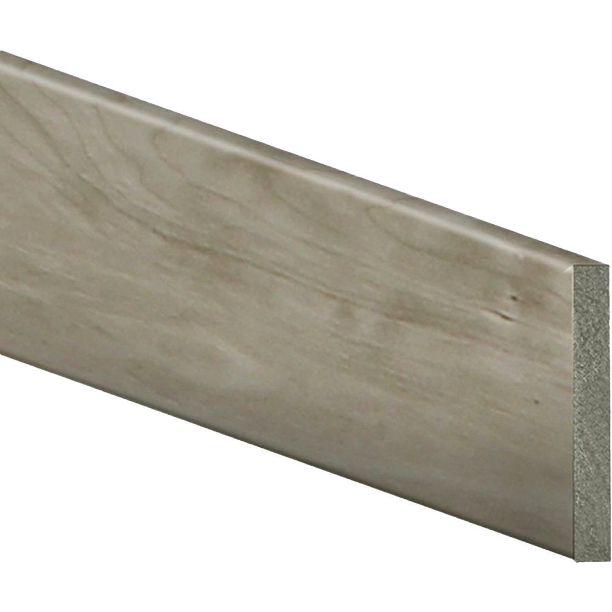 Inteplast Building Products 4 In. W. x  1/2 In. H. x 8 Ft. L. River Grey Polystyrene Craftsman Base Moulding