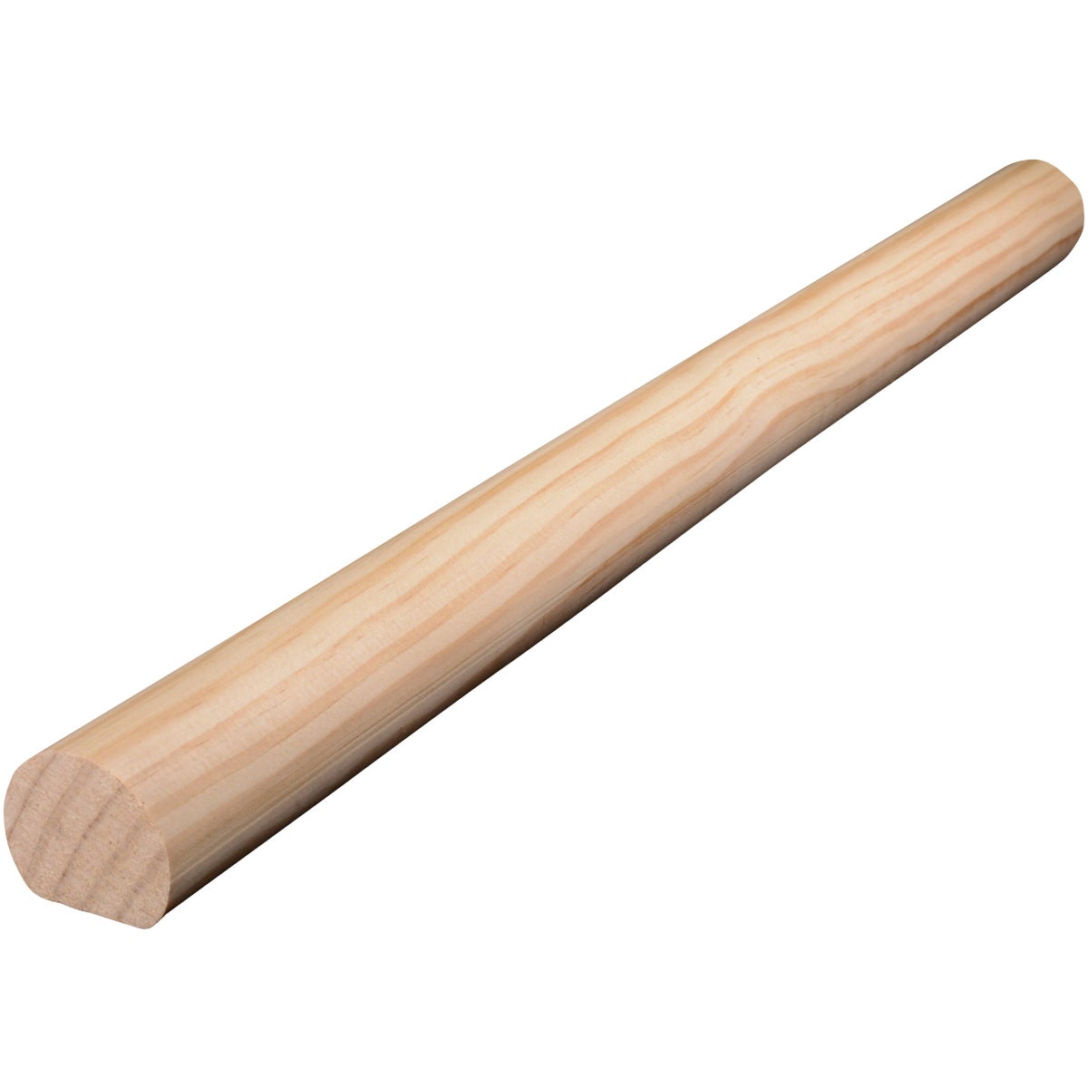 Alexandria Moulding 1-1/2 In. x 1-11/16 In. x 8 Ft. Solid Pine Handrail