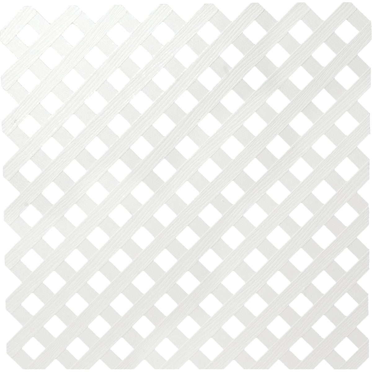 Deckorators 4 Ft. W x 8 Ft. L x 1/8 In. Thick White Vinyl Privacy Lattice Panel