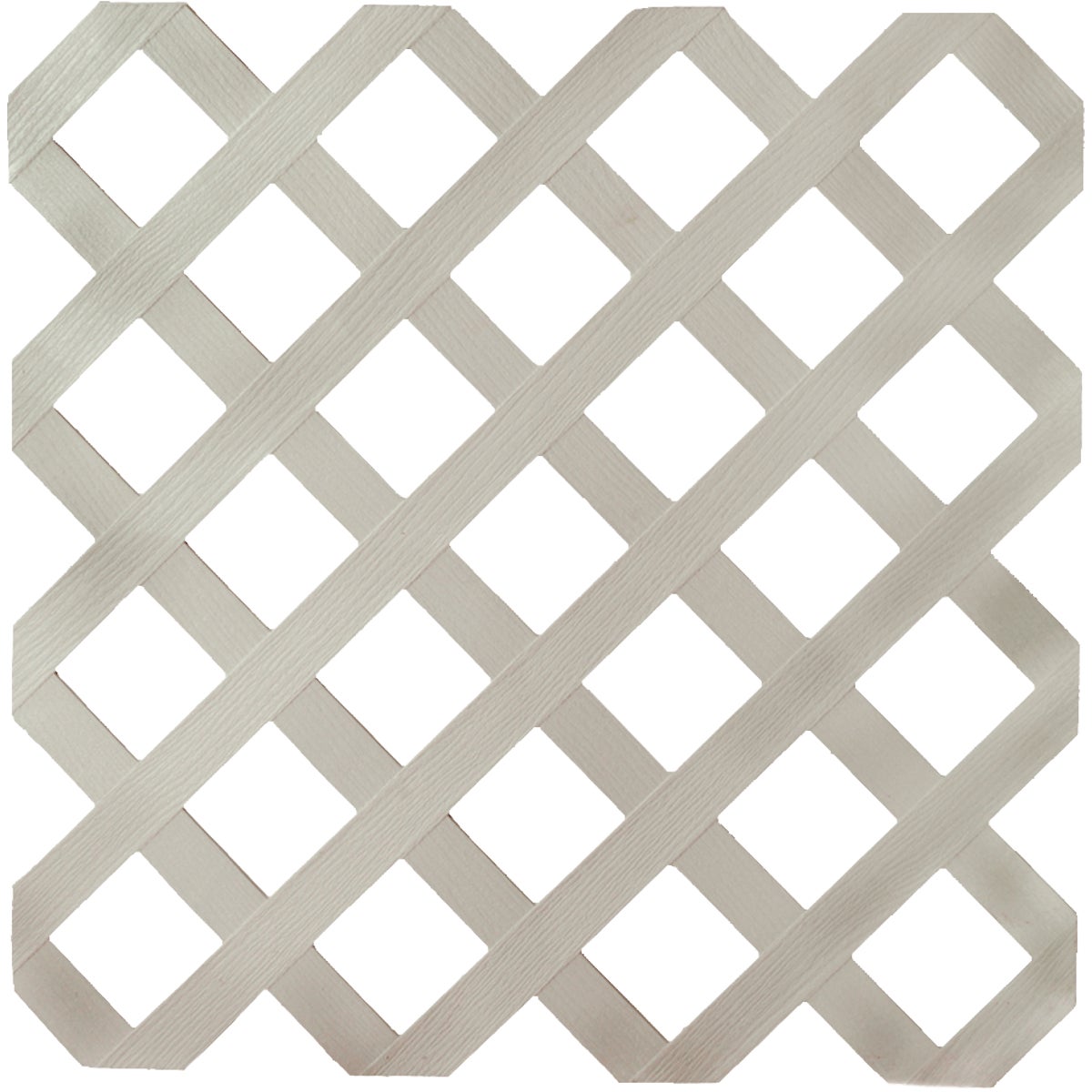 Deckorators 4 Ft. W x 8 Ft. L x 1/8 In. Thick Gray Vinyl Lattice Panel