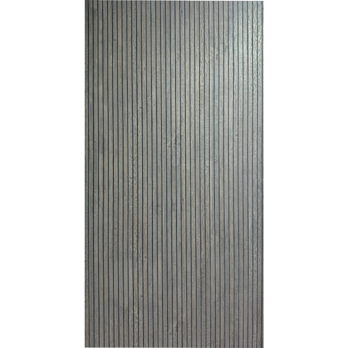American Pacific 1/4 In. x 4 Ft. x 8 Ft. Fluted Smoked Acoustic Wall Panel