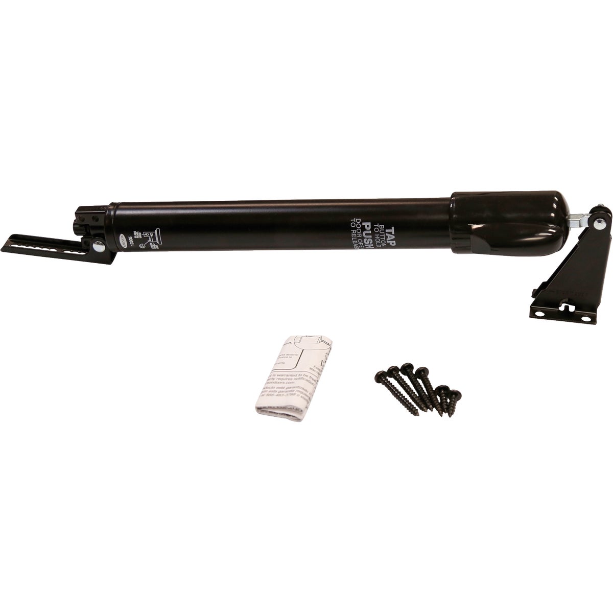 Larson Black Standard Duty Storm Door Closer with Hold Open