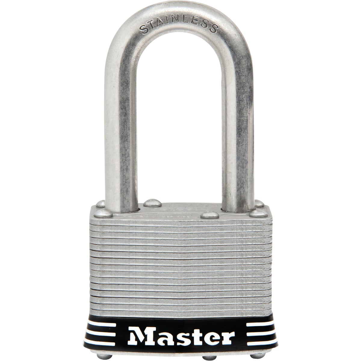 Master Lock 1-3/4 In. Laminated Stainless Steel Keyed Padlock with 1-1/2 In. Shackle