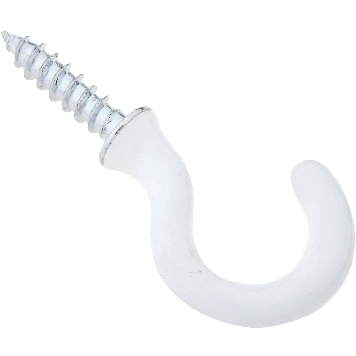 National 3/4 In. White Vinyl Cup Hook (5 Count)