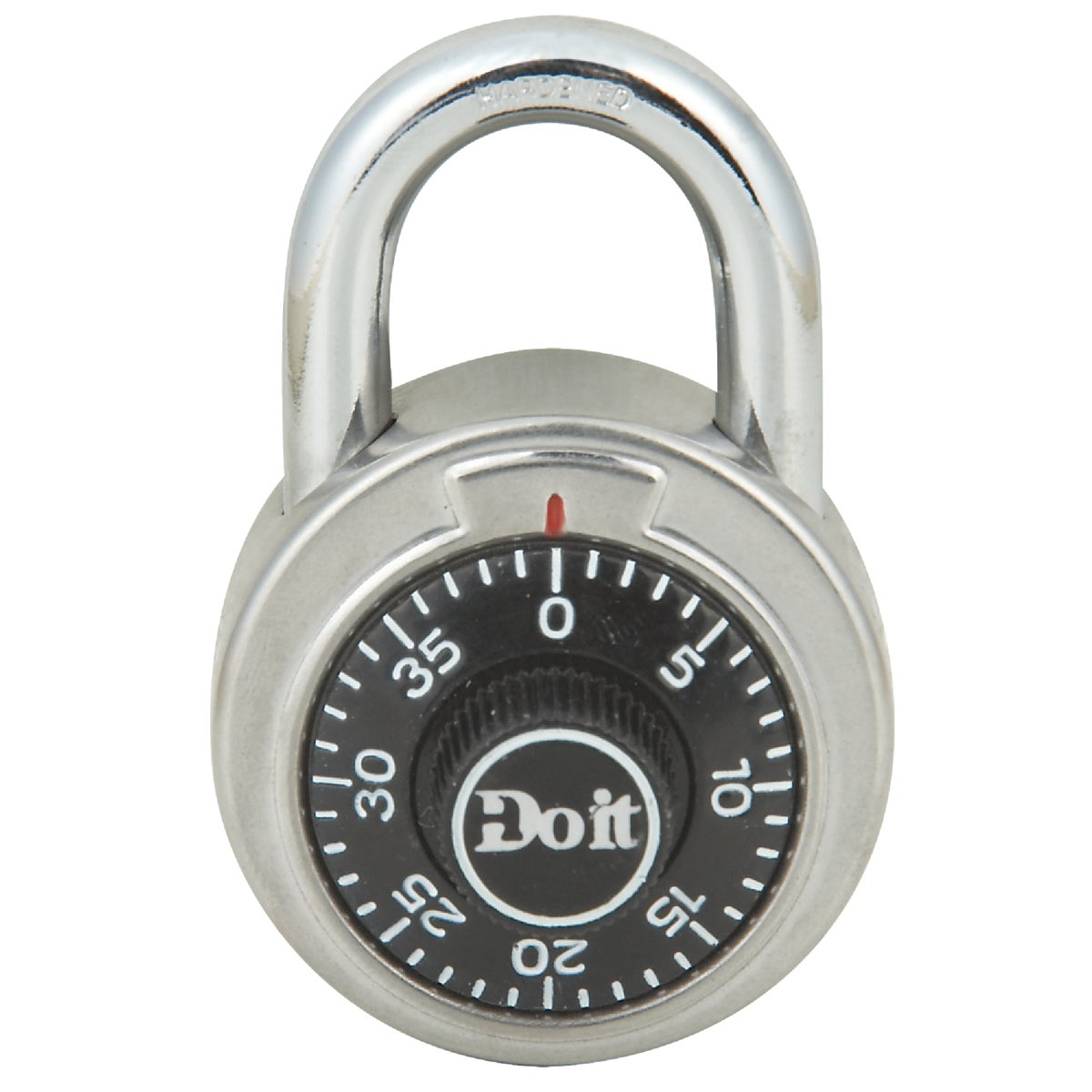 Do it 2 In. Stainless Steel Black Combination Lock Padlock