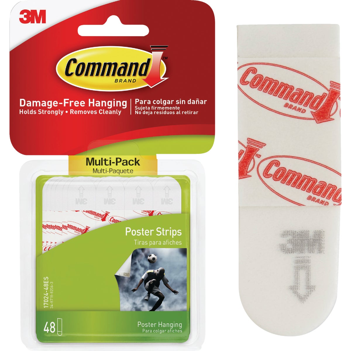 Command Assorted Poster Hanging Strips Value Pack