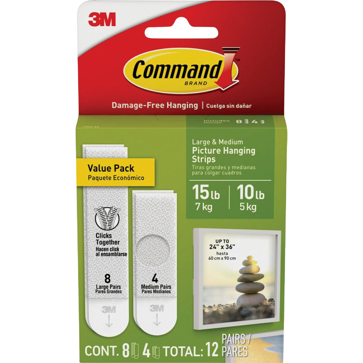 Command Assorted Picture Hanging Strips Value Pack