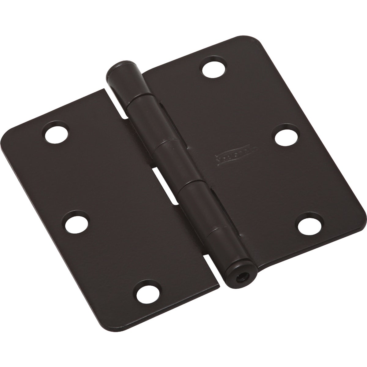 National 3-1/2 In. x 1/4 In. Radius Oil Rubbed Bronze Door Hinge