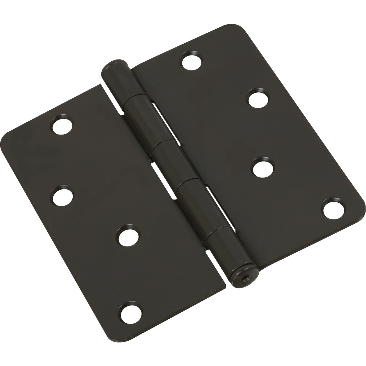 National 4 In. x 1/4 In. Radius Oil Rubbed Bronze Door Hinge