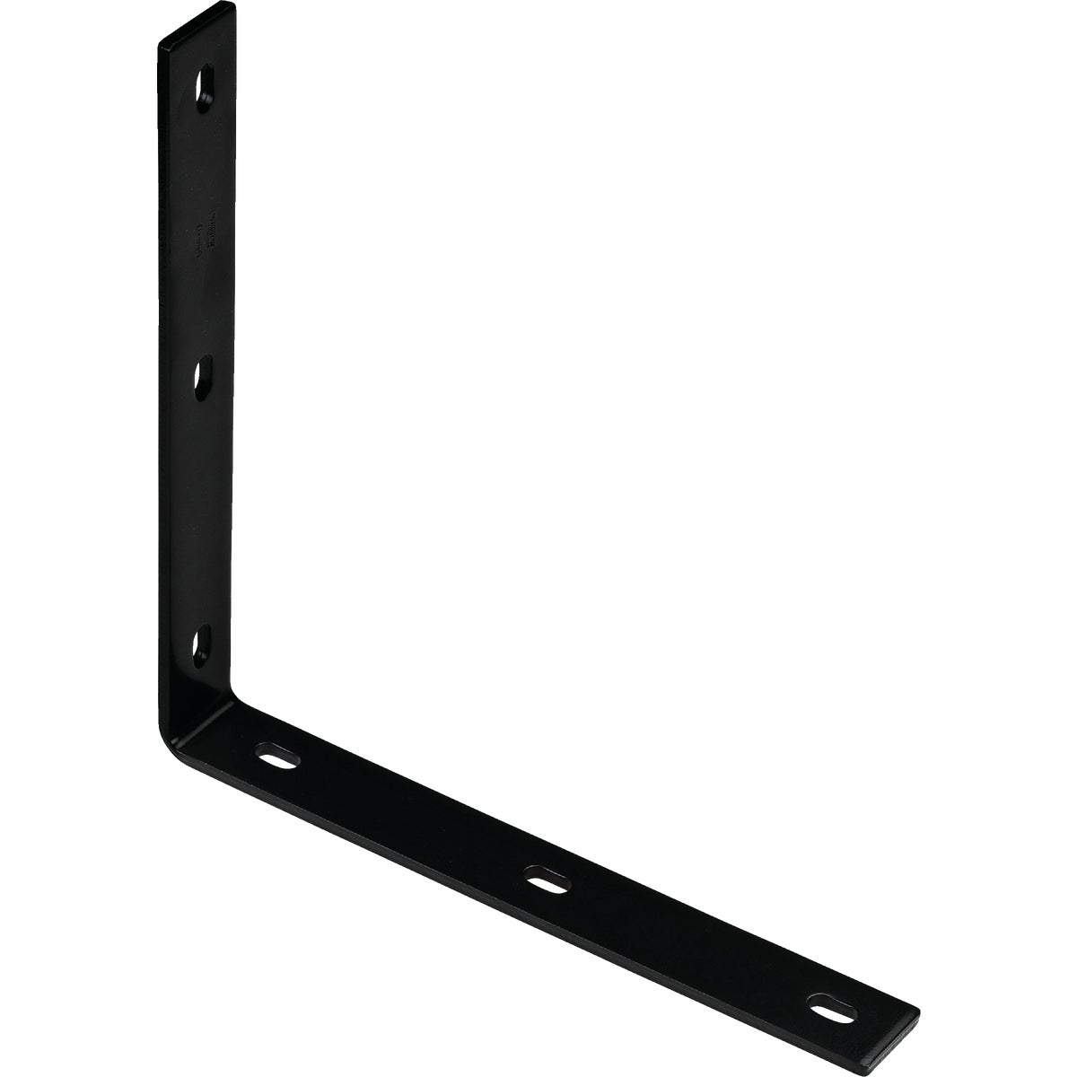 National Catalog 1151BC 12.25 In. x 1.5 In. Black Heavy-Duty Corner Brace