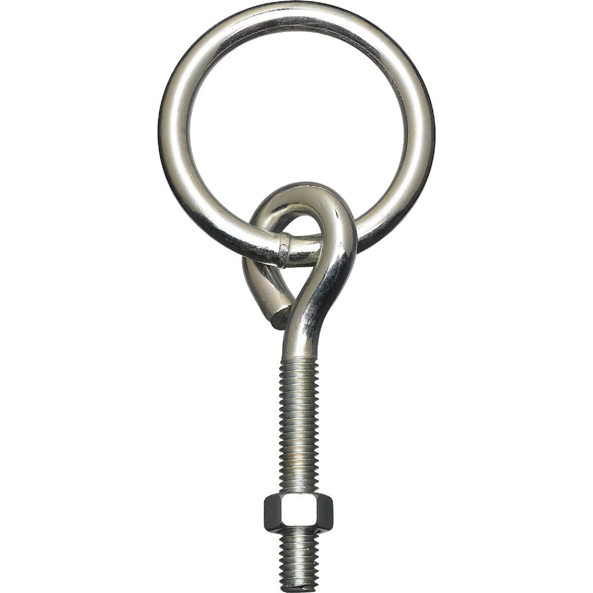 National 3/8 In. x 3-3/4 In. Zinc Ring Eye Bolt