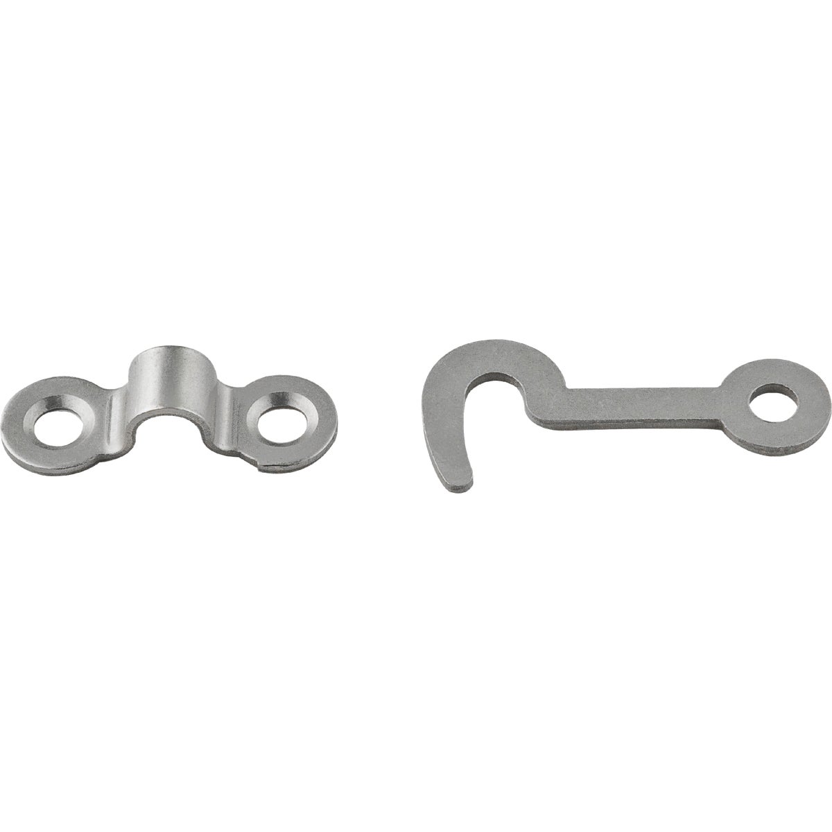 National Satin Nickel Decorative Hook and Staple (2 Count)