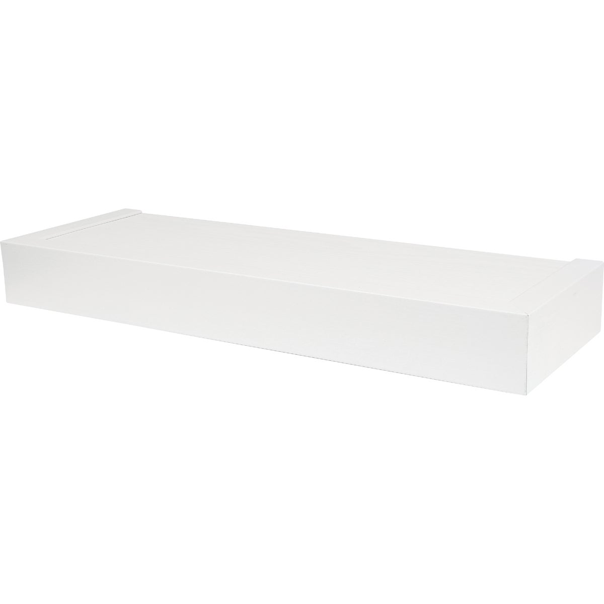 High and Mighty 18 In. White Floating Shelf 