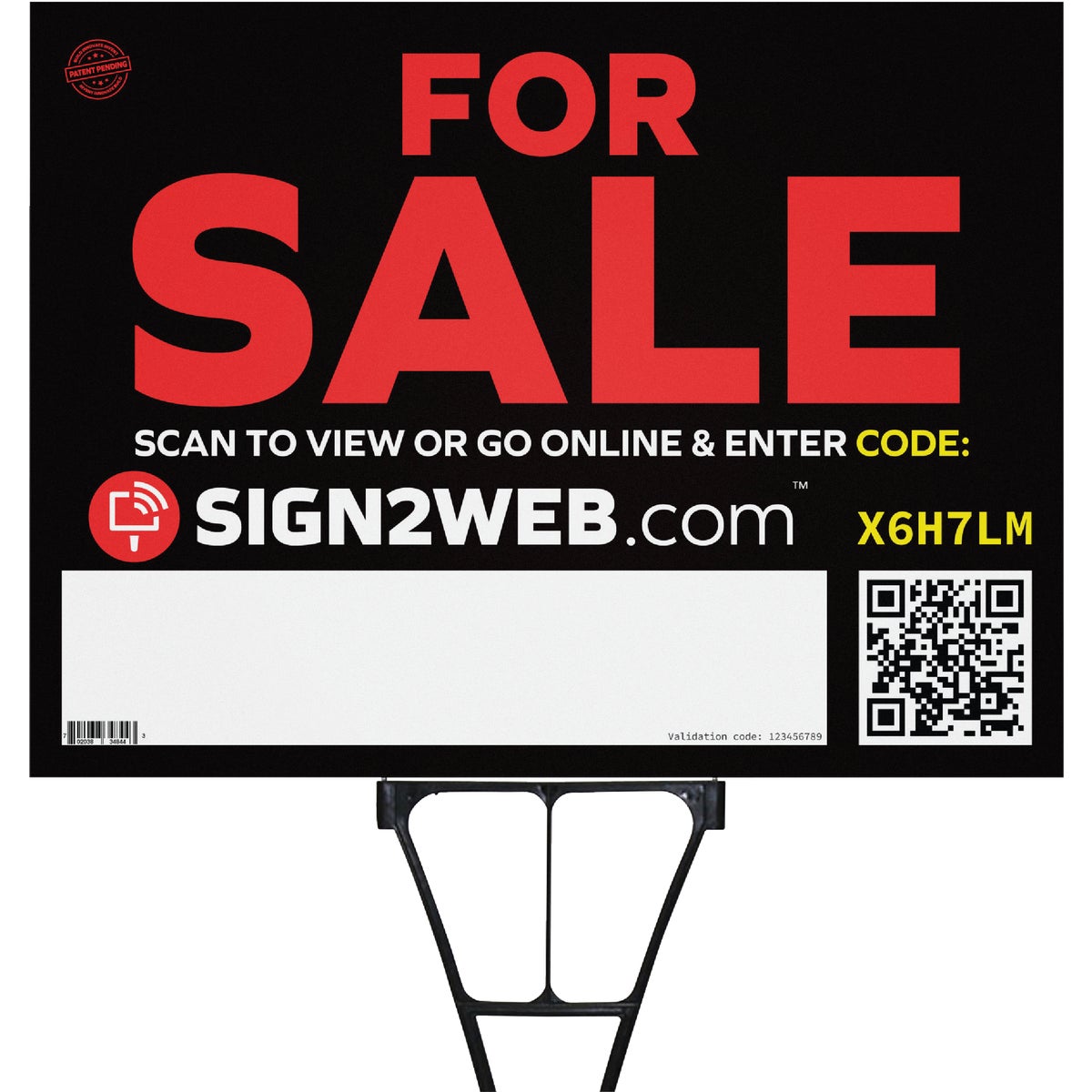 Sign2Web 18 In. x 24 In. Double-Sided For Sale Sign
