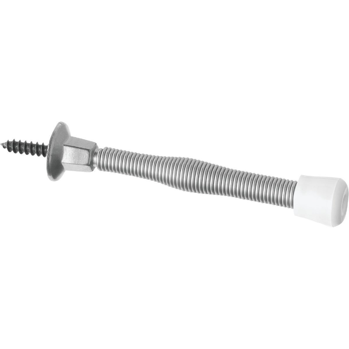 National 1410 Satin Nickel Spring Door Stop