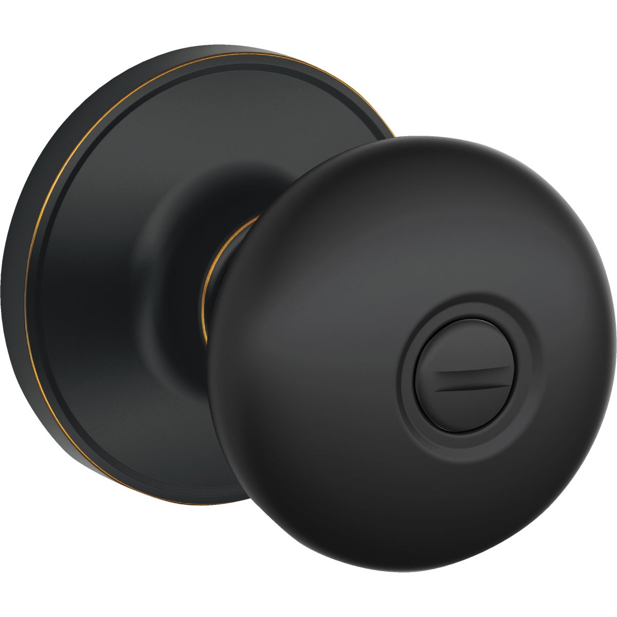 Dexter Stratus Aged Bronze Privacy Door Knob