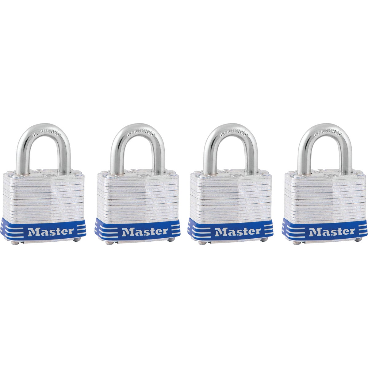 Master Lock 1-9/16 In. Wide 4-Pin Tumbler Keyed Padlock (4-Pack)