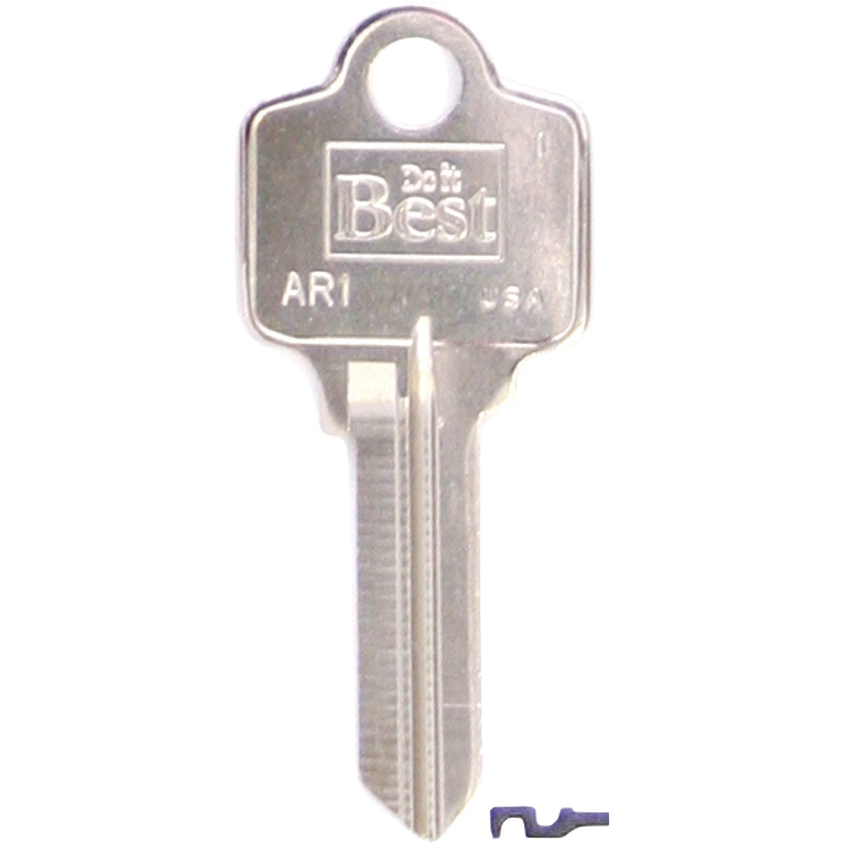 Do it Best ARROW Nickel Plated House Key, AR1- / 1179 DIB (10-Pack)
