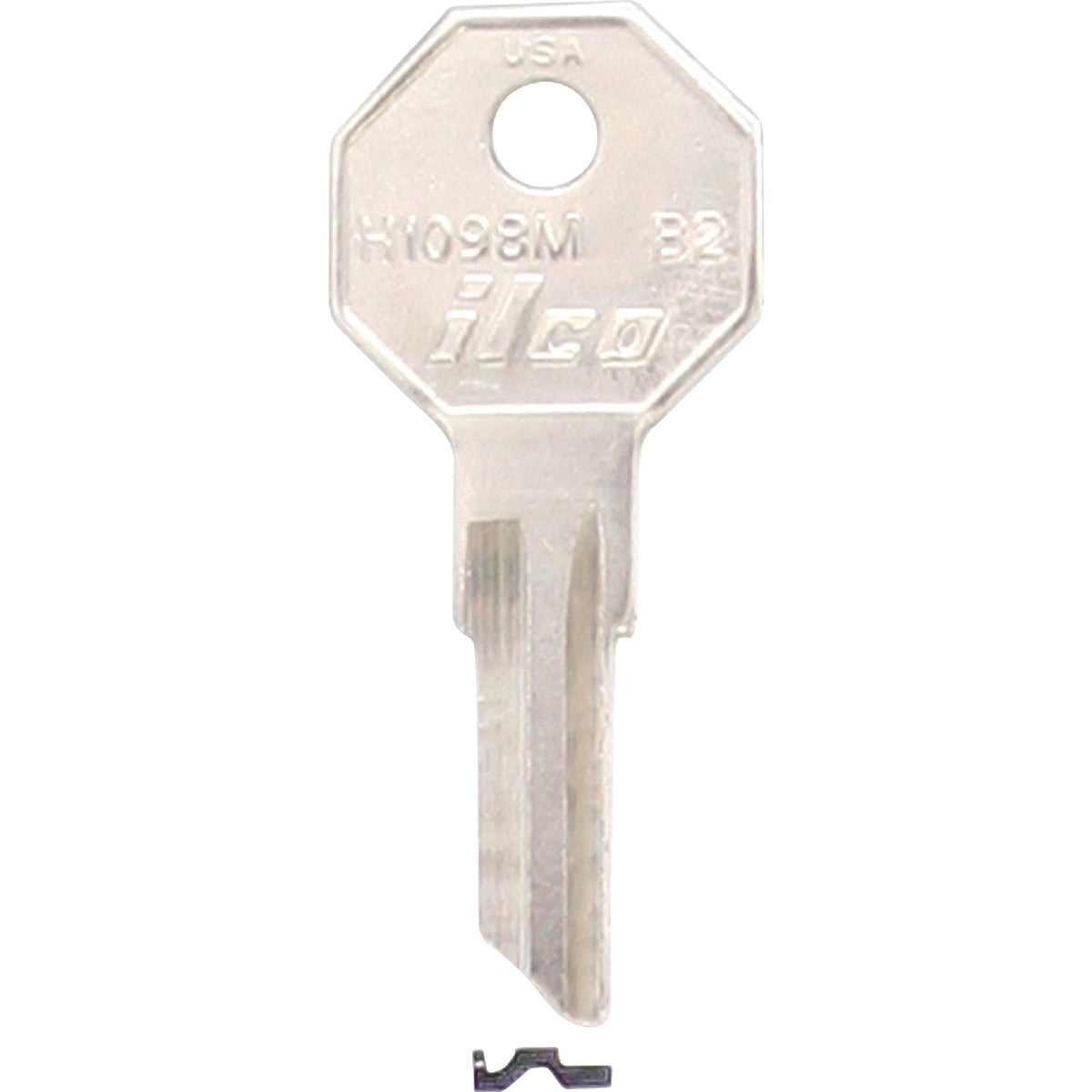 ILCO Briggs Nickel Plated Lawn Mower Key, H1098M (10-Pack)