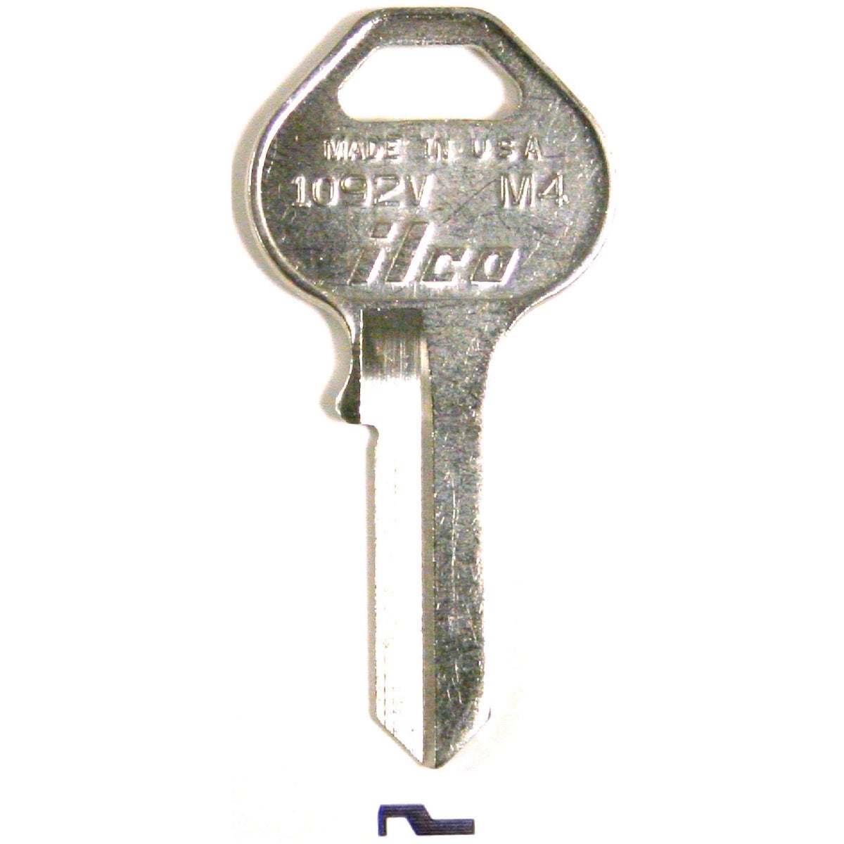 ILCO Master Nickel Plated Padlock Key M4 / 1092V (10-Pack)