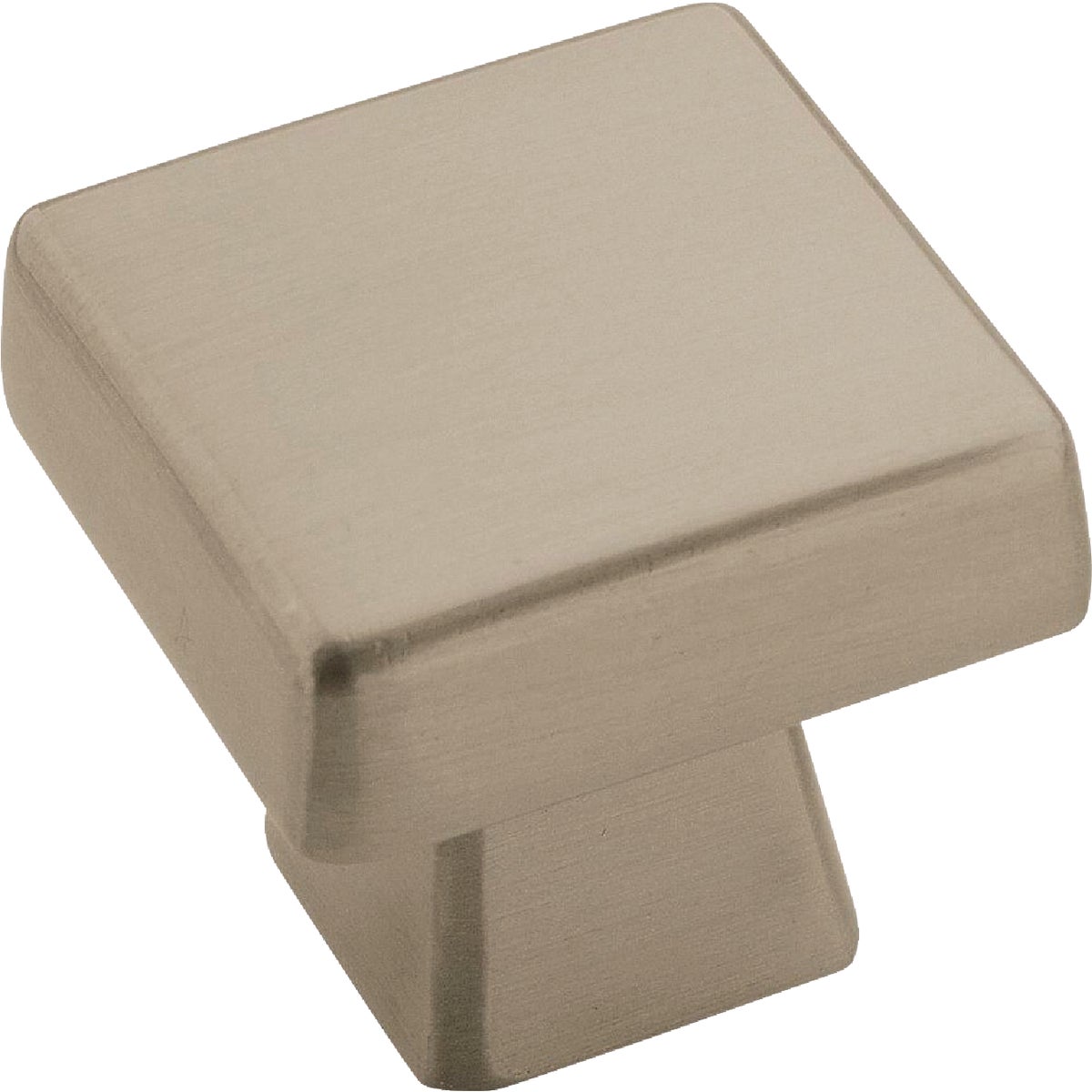 Amerock Blackrock 1.1875 In. Square Satin Nickel Knob