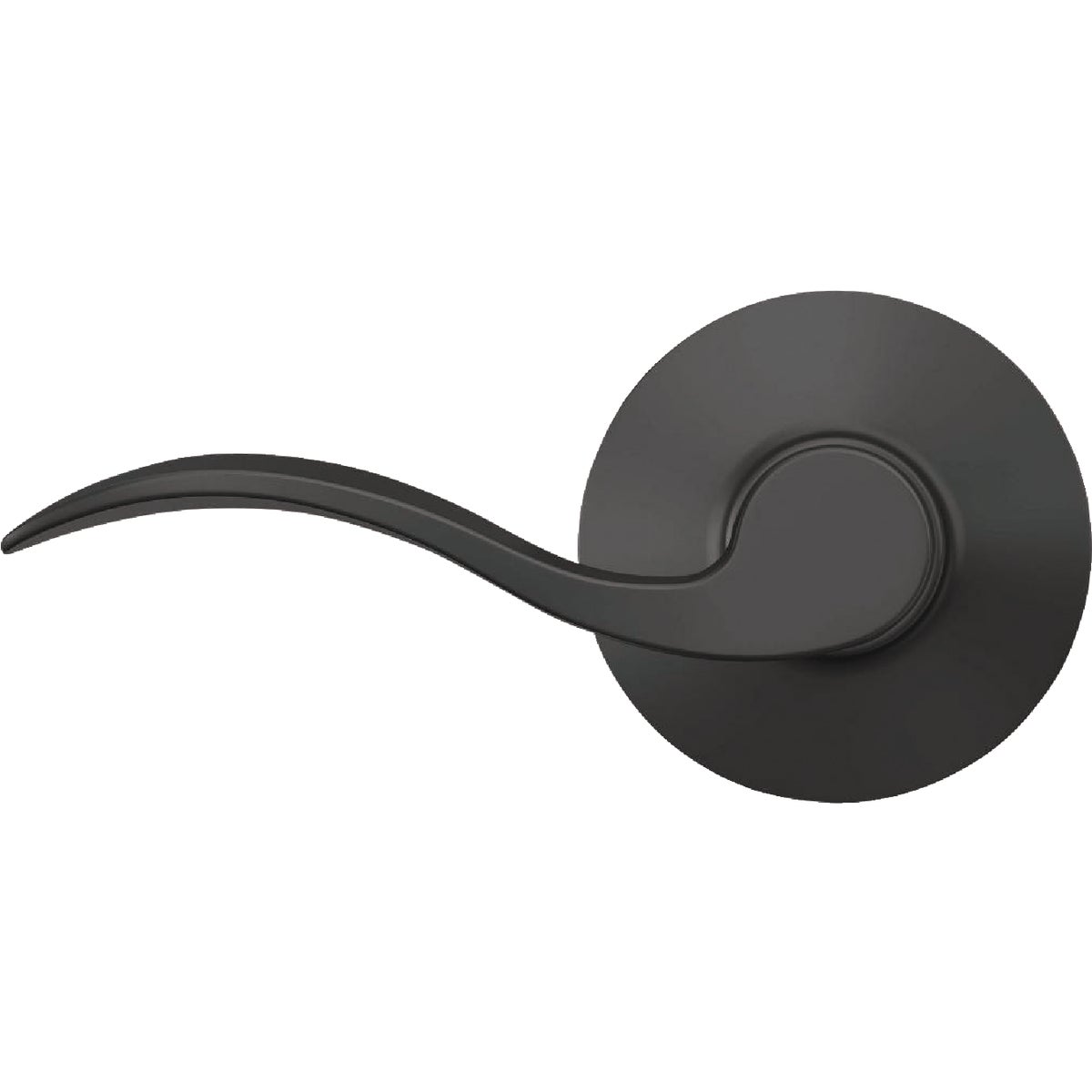 Schlage Accent Matte Black Lever Hall & Closet Lock