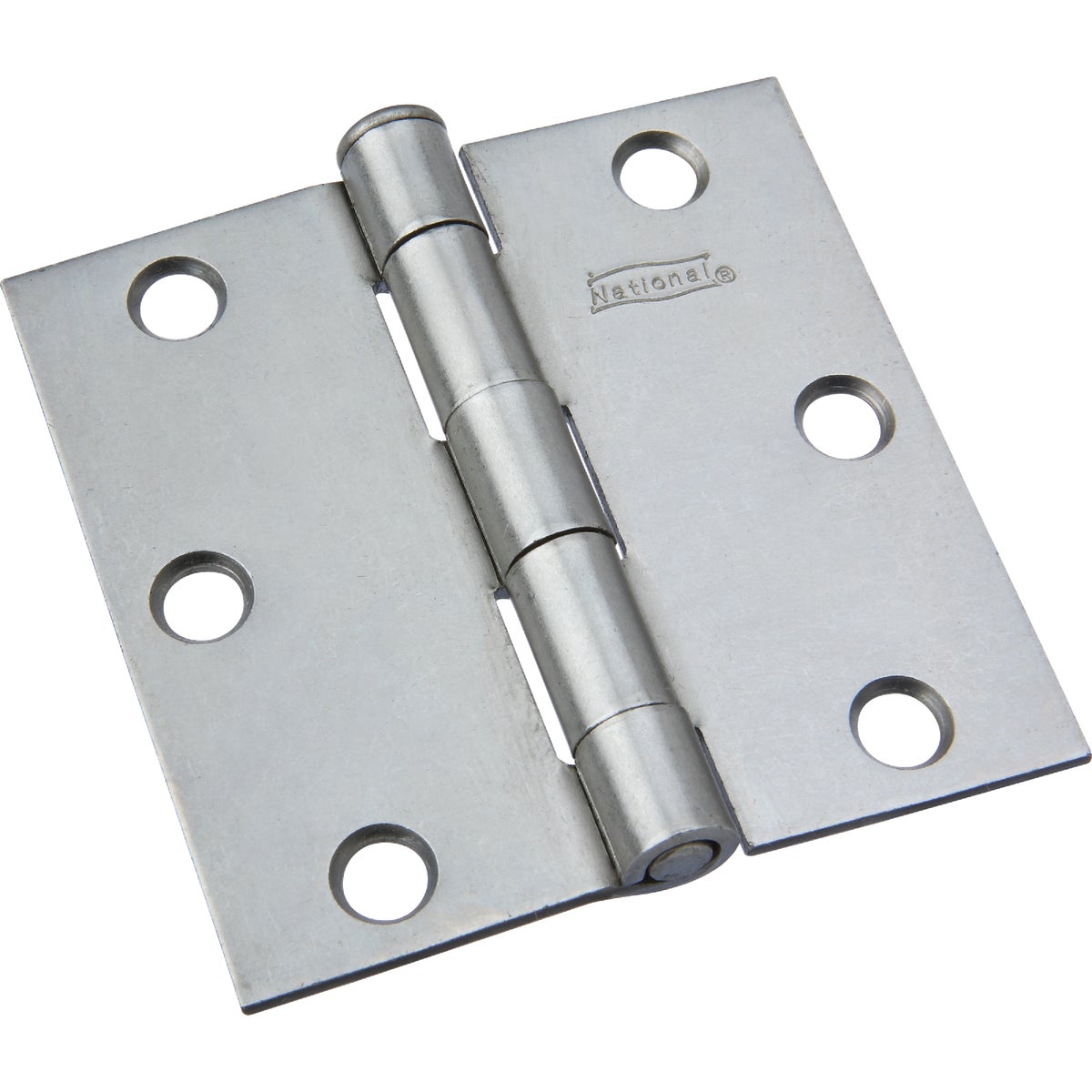 National 3 In. Square Plain Steel Broad Door Hinge