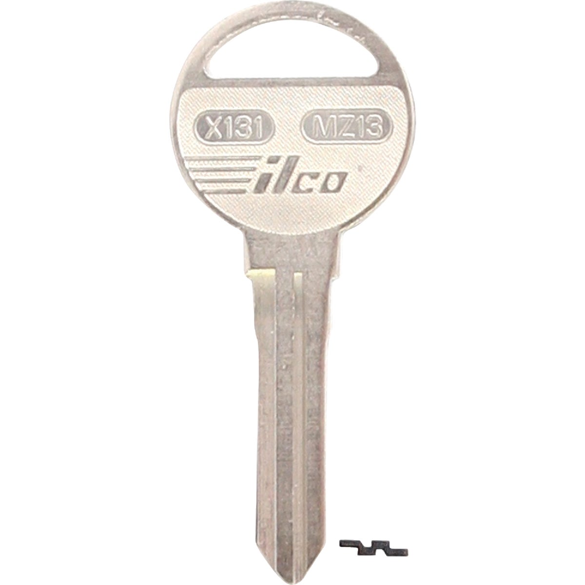 ILCO Mazda Nickel Plated Automotive Key, MZ13 / X131 (10-Pack)